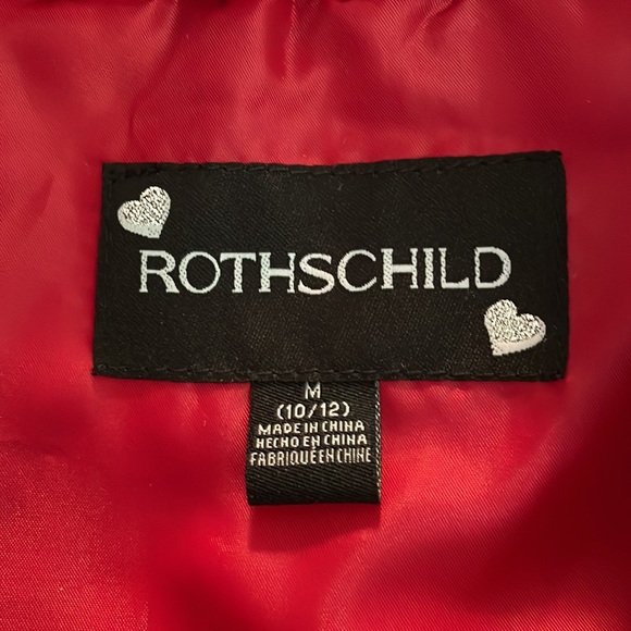 Rothschild Red Puffer Coat, 10/12 - Picture 3 of 4